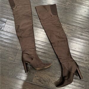 Marni Chocolate Over-the-Knee Boots